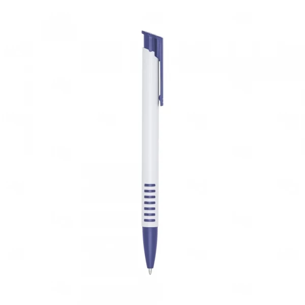 Caneta Plástica Personalizada Azul