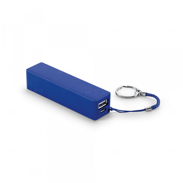 Carregador Portátil Personalizado - 1.000 mAh Azul