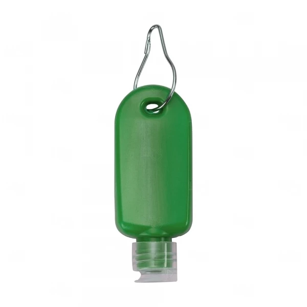 Frasco Plástico Com Mosquetão Personalizado - 40ml
