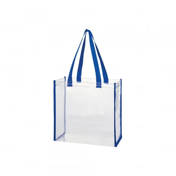 Bolsa de Praia Em PVC Personalizada - 35 x 30 cm Azul