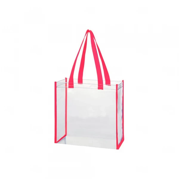 Bolsa de Praia Em PVC Personalizada - 35 x 30 cm Vermelho