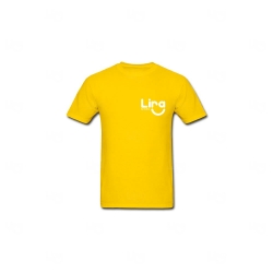 Camiseta Poliéster Personalizada Amarelo