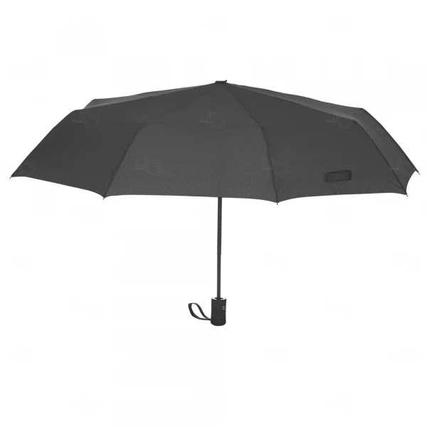 Guarda Chuva Automático Colorido Personalizado Preto