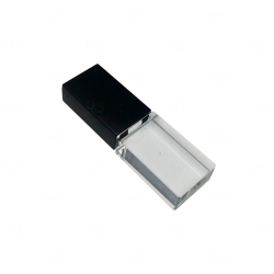 Pen Drive Personalizado De Vidro - 64 GB Preto