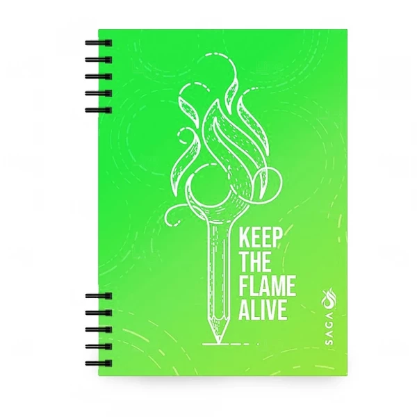 Caderno  Confeccionado do zero  100% Personalizado Capa Dura Verde