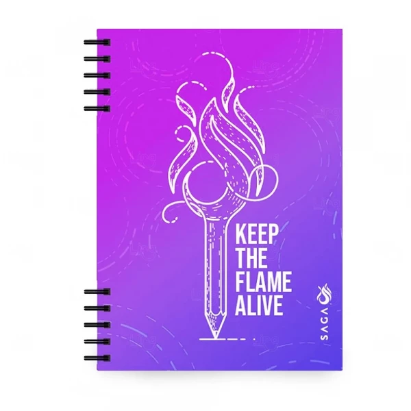 Caderno  Confeccionado do zero  100% Personalizado Capa Dura Roxo