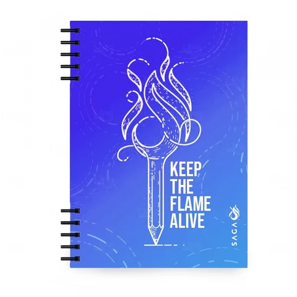 Caderno  Confeccionado do zero  100% Personalizado Capa Dura Azul