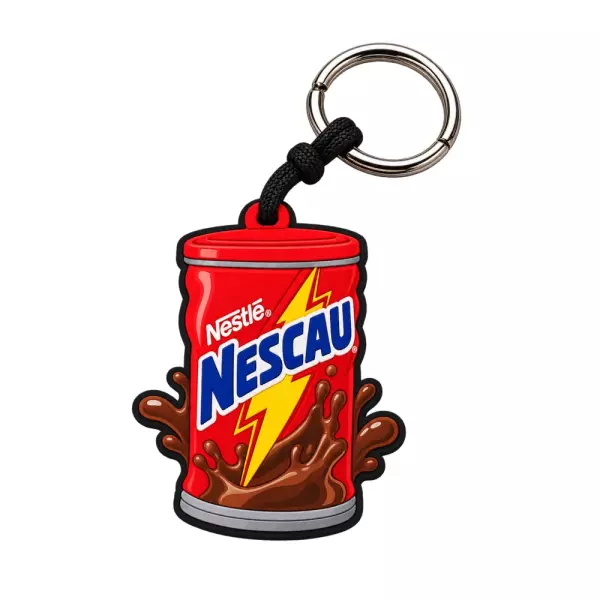 Chaveiro Emborrachado 2D em Alto Relevo Personalizado 