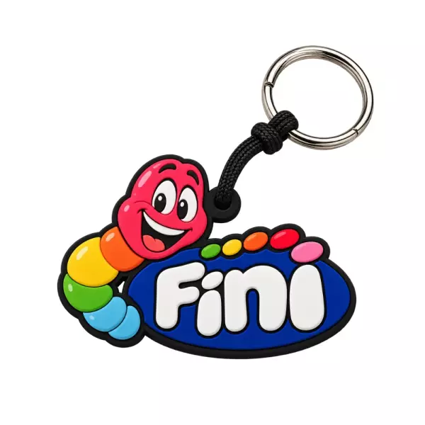 Chaveiro Emborrachado 2D em Alto Relevo Personalizado 
