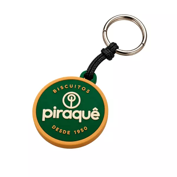 Chaveiro Emborrachado 2D em Alto Relevo Personalizado 