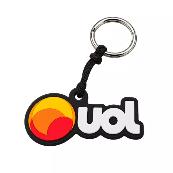 Chaveiro Emborrachado 2D em Alto Relevo Personalizado 