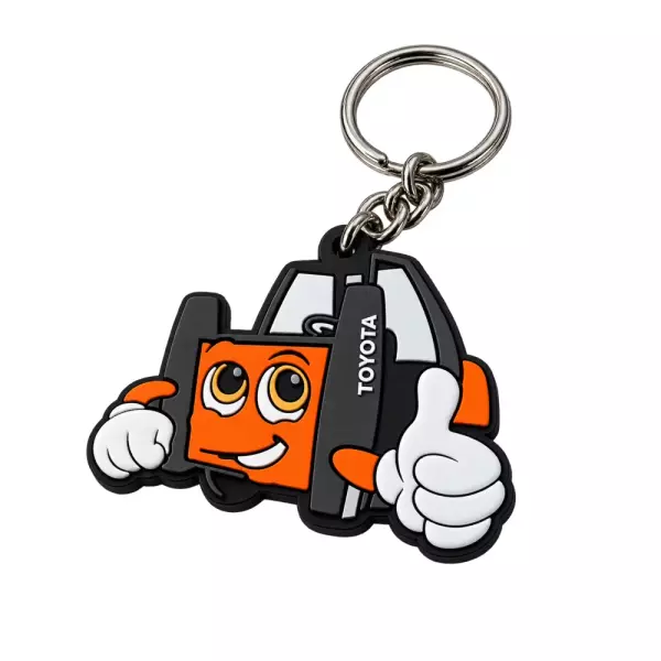 Chaveiro Emborrachado 2D em Alto Relevo Personalizado 