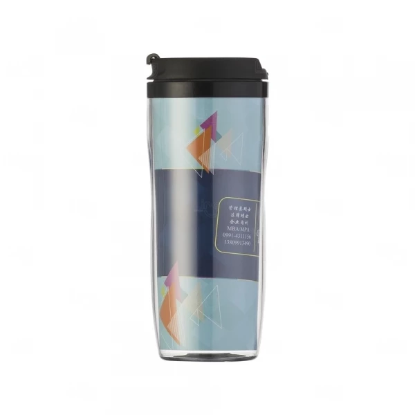 Copo com Porta Foto Personalizado - 350ml Transparente