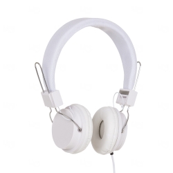 Fone de Ouvido Estéreo Personalizado Branco