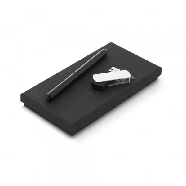 Kit Personalizado Caneta e Pen Drive - 2 Peças