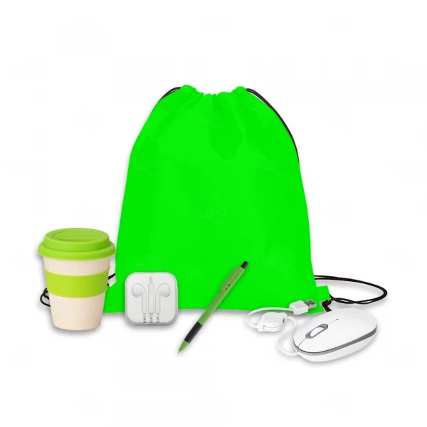 Kit Onboarding Personalizado Básico - 5 Peças Verde