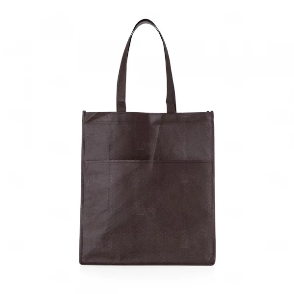 Sacola TNT com Bolso Frontal Personalizada - 40 x 35 cm 