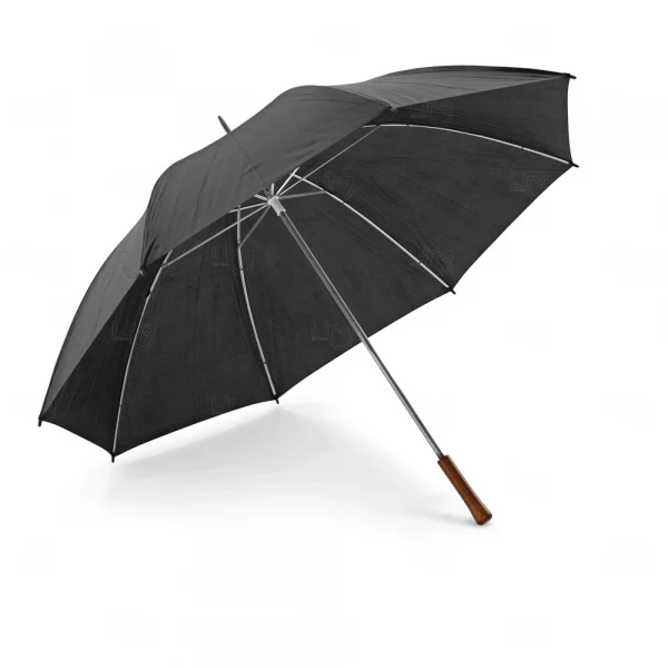 Guarda Chuva Personalizado em Poliéster Preto