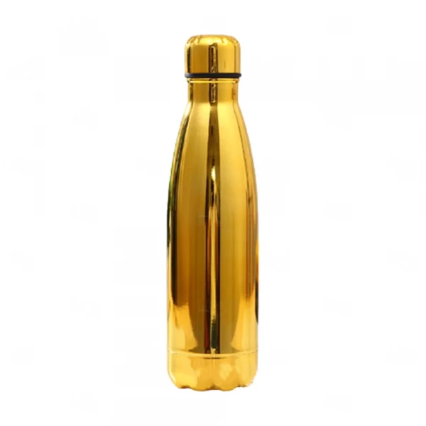 Garrafa Personalizada Inox Brilhante - 500ml Dourado