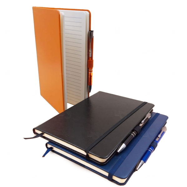 Moleskine c/ Caneta Personalizado - 21 x 14,5 cm
