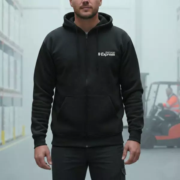 Moletom Canguru com Zíper e Capuz Personalizado