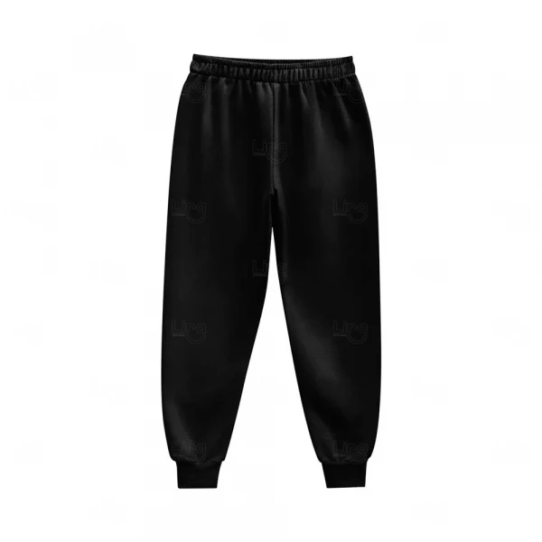 Calça de Moletom Personalizada Preto