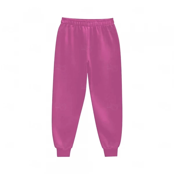 Calça de Moletom Personalizada Rosa