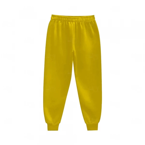 Calça de Moletom Personalizada Amarelo