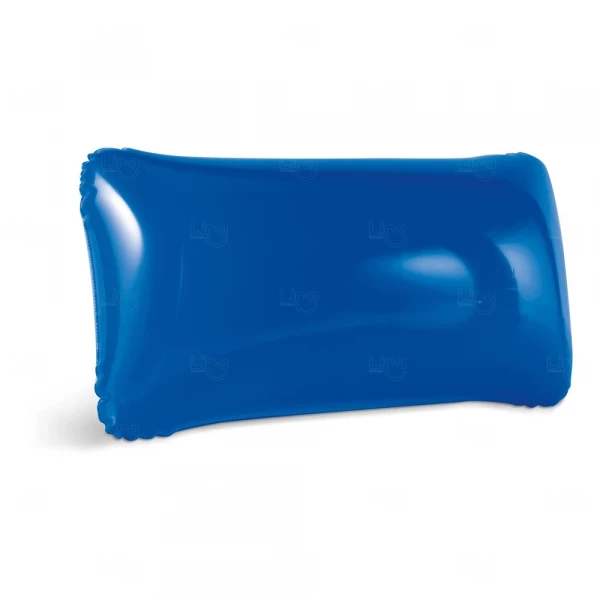 Almofada PVC Personalizada Inflável Azul