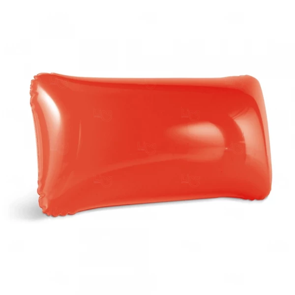 Almofada PVC Personalizada Inflável Vermelho