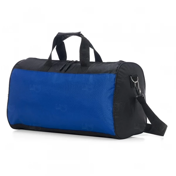 Bolsa de Viagem em Poliéster Personalizada - 25 x 48 cm Azul