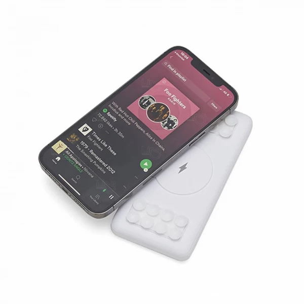 Power Bank de Indução com Ventosa Personalizado - 10.000 mAh