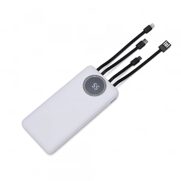 Power Bank com Lanterna Personalizada -  10.000 mAh