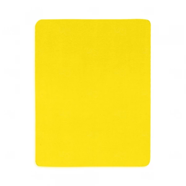 Mouse Pad  Personalizado Neoprene Retangular Amarelo