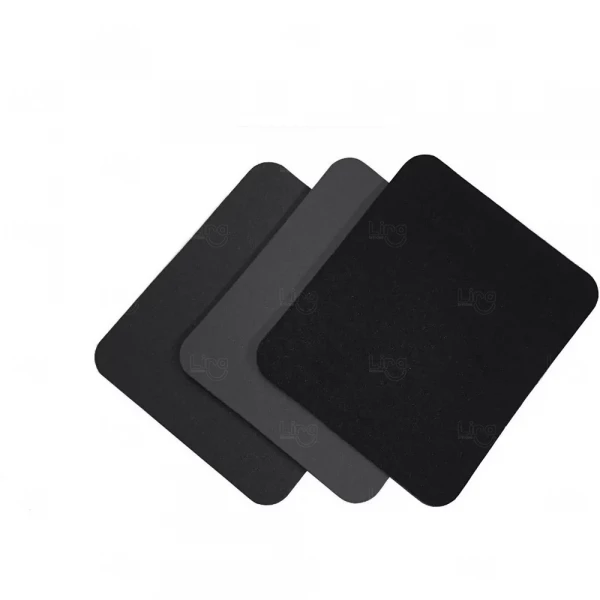 Mouse Pad  Personalizado Neoprene Retangular Preto
