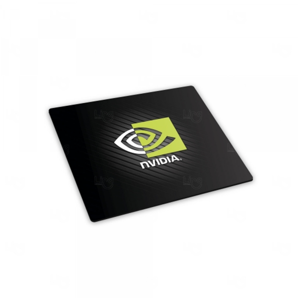 Mouse Pad Personalizado Neoprene Retangular Preto