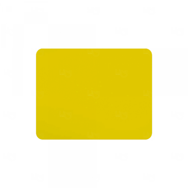 Mouse Pad Personalizado Neoprene Retangular Amarelo