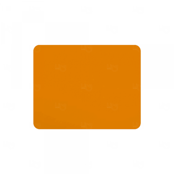 Mouse Pad Personalizado Neoprene Retangular Laranja