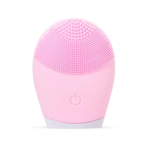 Massageador Personalizado e Limpador Facial Elétrico Rosa Claro