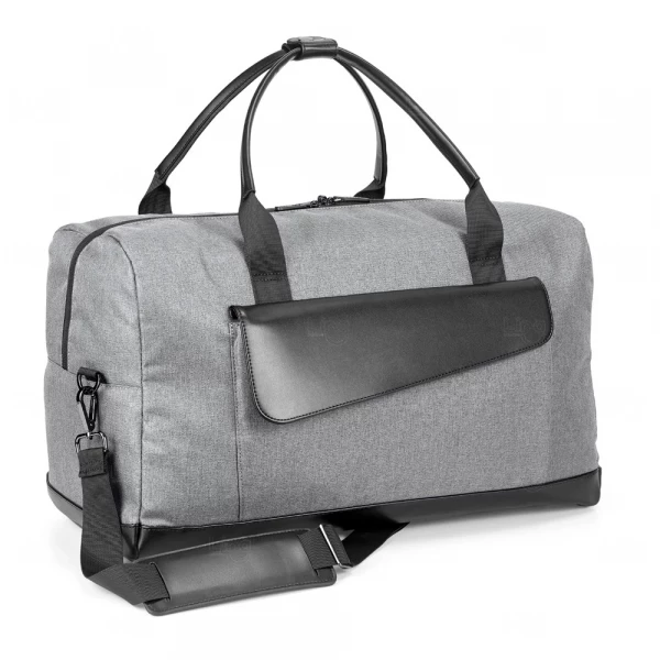 Motion Bag Saco de Viagem Personalizado - 30 x 50 cm Cinza Claro