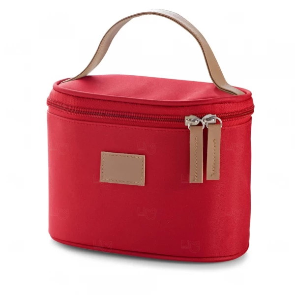 Bolsa de cosméticos Personalizada Vermelho