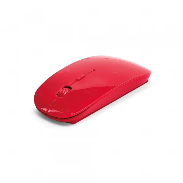 Mouse Personalizado Wireless Vermelho