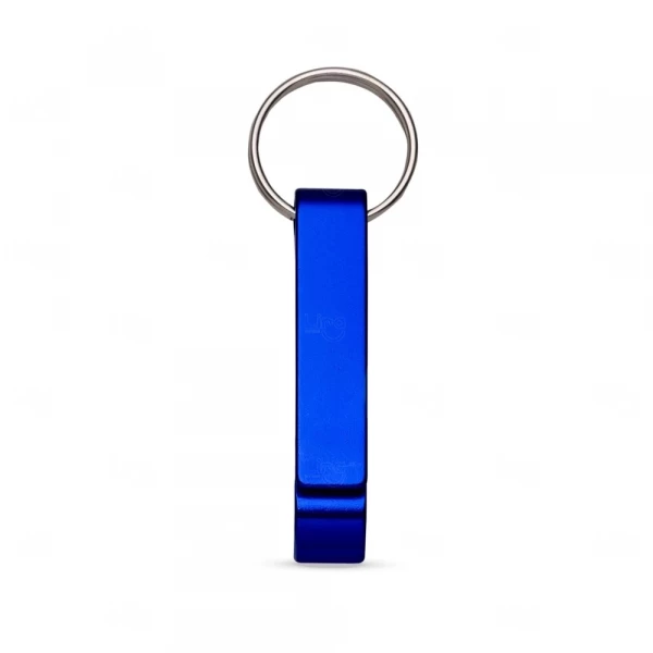 Chaveiro Personalizado Metal Abridor Azul