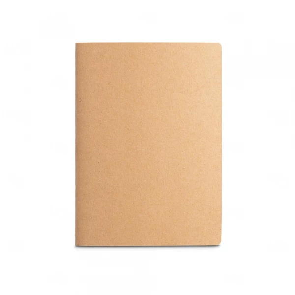 Caderneta A4 com Capa em Papel Cartão Personalizado - 30 x 21 cm Natural