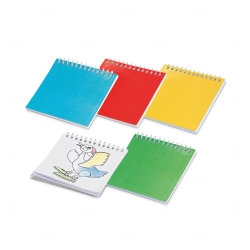 Caderno personalizado para colorir