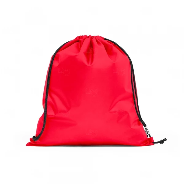 Sacochila Personalizada em Tecido PET - 37 x 41 cm Vermelho