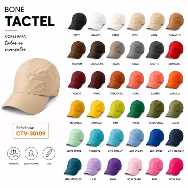 Boné em Tactel Personalizado 