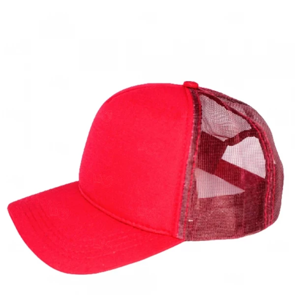 Boné Trucker Personalizado Uma Cor Vermelho