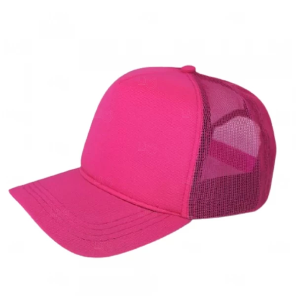 Boné Trucker Personalizado Uma Cor Rosa Pink