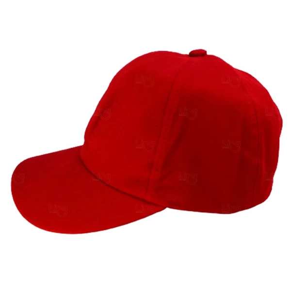 Boné Brim Personalizado Vermelho